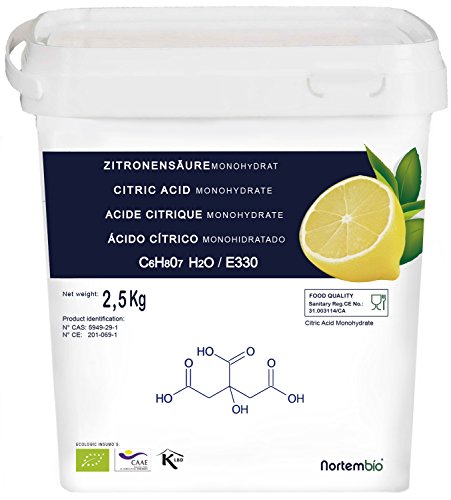 Acide Citrique 2,5 Kg, La Meilleure Qualité Ali...