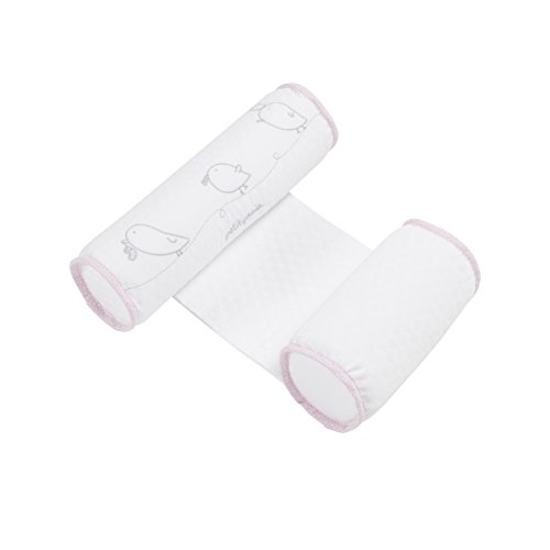 Petit Praia Piu Piu Rosa Coussin Cale-Bébé Blan...