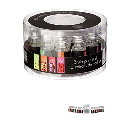 coffret 12 fragances d' huiles essentielles dif...