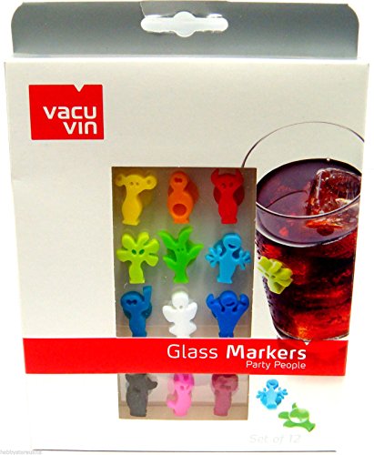 Vacu Vin Marqueurs de Verre pour bouteille de v...