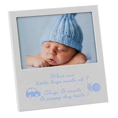 Cadre photo bébé garçon bleu cadeau 12,7 x 8,9 ...