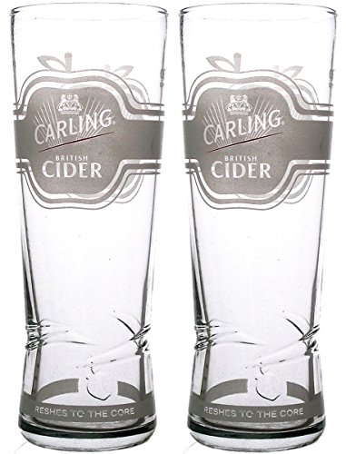 2 x Carling Britannique Lunettes de cidre Verre...