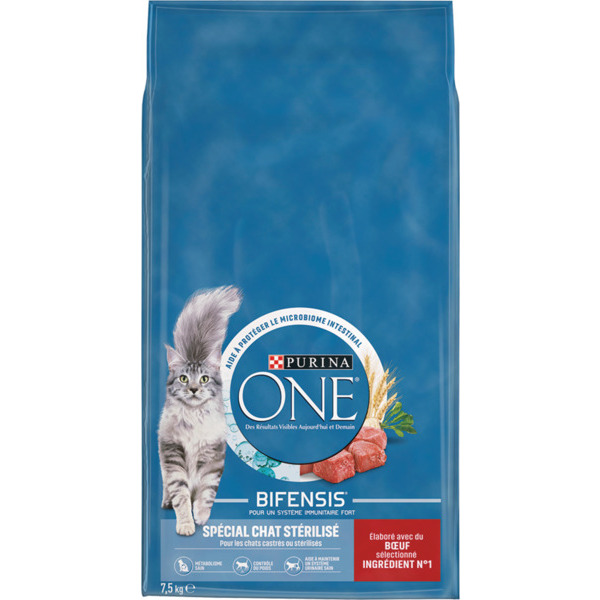 PURINA ONE Croquettes pour chat stérilisé code EAN 8445290082572 