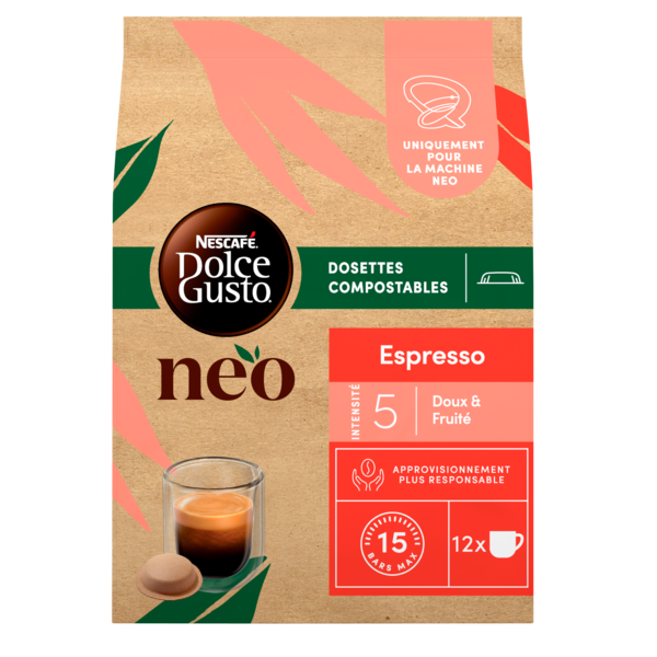 NEO BY NESCAFE DOLCE GUSTO Dosettes de café code EAN 8445290454782 