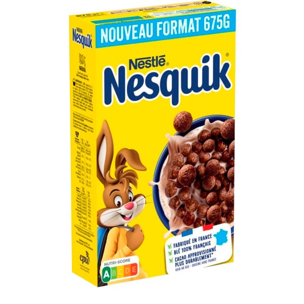  Céréales Nesquik Nestlé code EAN 8445291075146 