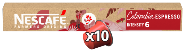 NESCAFÉ FARMERS ORIGINS CAPSULE POUR NESPRESSO X 10 COLOMBIA
NESCAFÉ FARMERS ORIGINS code EAN 8445291112469 