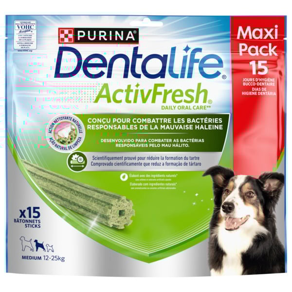  Friandises À Mâcher Pour Chiens De Taille Moyenne Dentalife Activfresh Purina code EAN 8445291146334 