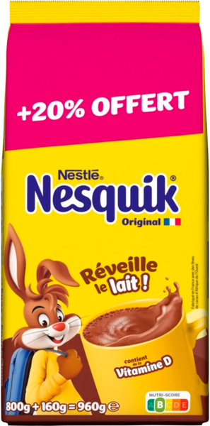  Recharge Poudre Chocolatée Nesquik code EAN 8445291172630 