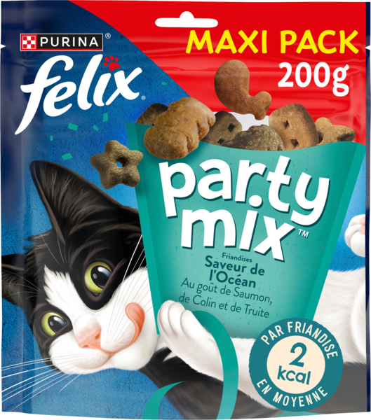  Friandises Party Mix Saveur De L'ocean Felix Purina code EAN 8445291527355 