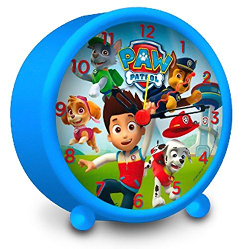 Paw Patrol PAW PATROL - Réveil plastique bleu Paw Patrol Pat'Patrouille code EAN 8482133209000 