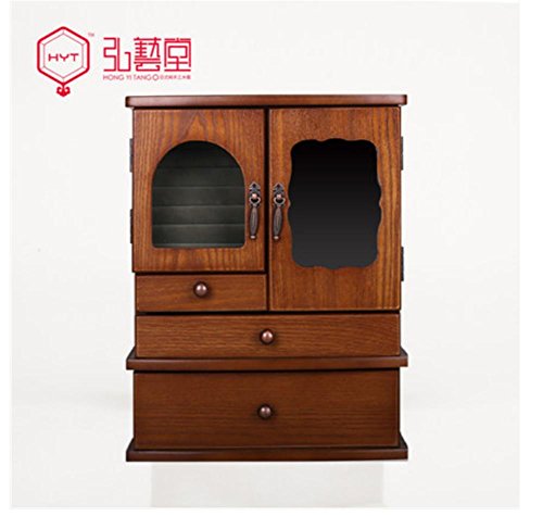 XYXY HYT Bijoux européens en bois boîte Corée p...