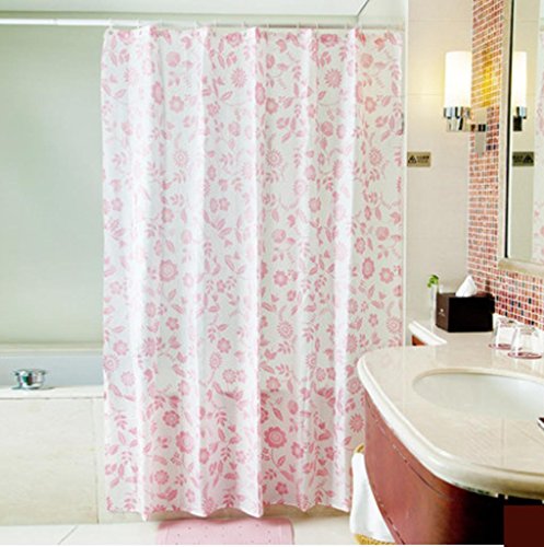 GYMNLJY Rose Polyester Rideau de douche imperméable à l'eau de bain Epaississant Rideau de douche Salle de bains Décoration coupée Hanging rideau 180 * 200cm 8502393118192 Gym83 Rideau de douche GYMNLJY Rose Polyester Rideau de douche imperméable à l'eau de bain Epaississant Rideau de douche Salle de bains Décoration coupée Hanging rideau 180 * 200cm 8502393118192 Gym83 Rideau de douche