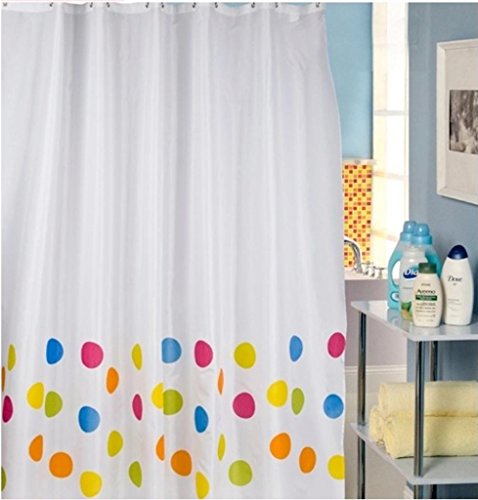 GYMNLJY Point Polyester Couleur Fleurs Rideau d...