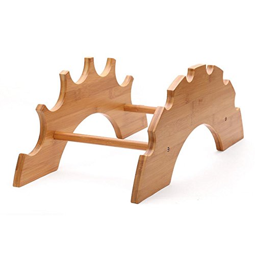 Etagères Bamboo Bridge Personnalité Forme Mode Vin rouge rack Décoration européenne Originality Wine Rack Accueil Salon Porte-bouteilles 8506096537663 (8506096537663)