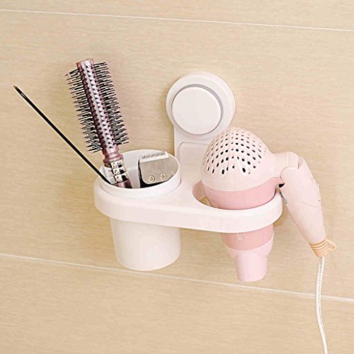 TIAMO Etagères TIAMO Forts sèche-cheveux sucker étagères de stockage étagère salle de bain mural Sèche-rack de salle de bains Coupe code EAN 8507422627096 