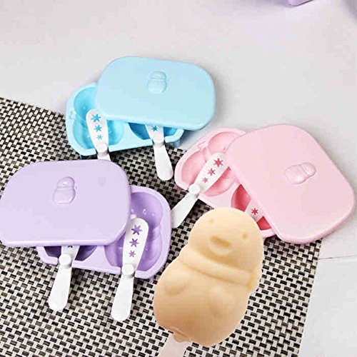Sun lamps- lettres Creative moule crème boîte de glace en treillis de glace de moule de glace de moule de crème glacée glacée moule de popsicle ( couleur : Rose ) 8507422713126 Popsicle molds