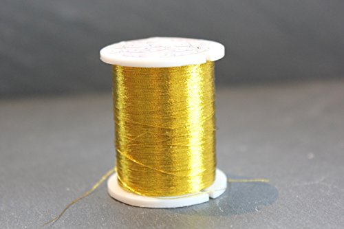 lucky .s.L Bobine Fil fin Doré brillant à coudre polyester. Bobine de 100 métres 8511907713358 (8511907713358)
