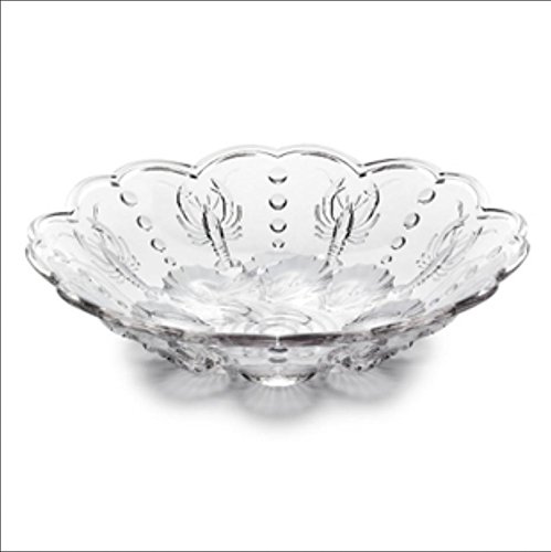 Bols de cristal des plateaux en plastique de pl...