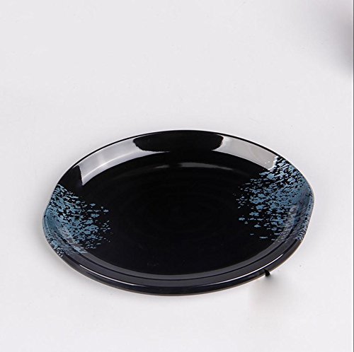 Diamant bleu plaque ovale épaisse de filetage d...