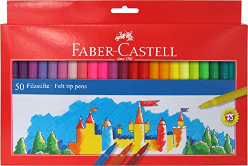 554250 boîte de 50 feutres multicolore 8591272000680 Faber-Castell 554250 boîte de 50 feutres multicolore 8591272000680 Faber-Castell