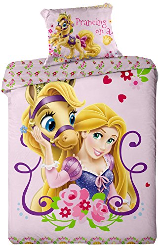 Parure de lit Princesse Raiponce Cheval Disney ...
