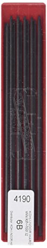 Koh-I-Noor Mine graphite pour porte-mine  2mm diamtre 120mm 6b code EAN 8593539090649 