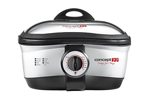 Ck7070 poêle électrique multifonction 7 x 7 1500 w