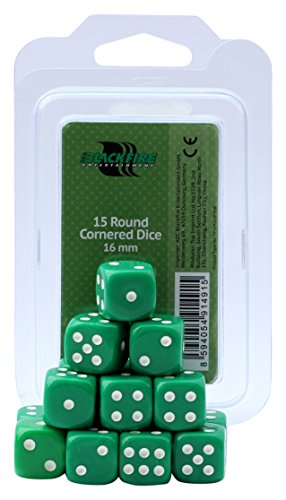 BlackFire BLACKFIRE 91491 16 mm D6 Dés (15 pièces) 8594054914915 (8594054914915)