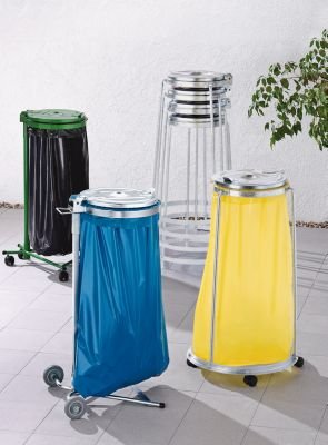 Support sacs-poubelle pour sac de 120 l - suppo...