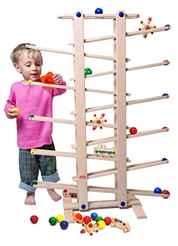 Circuit de billes en bois