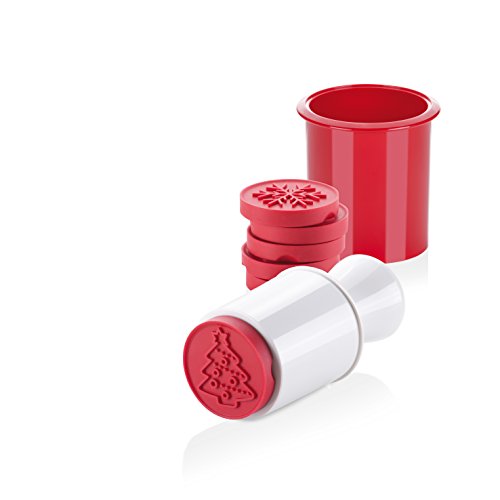 Tampon à biscuits DELÍCIA, 6 motifs de Noël