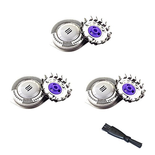 3 pièces tête de rasoir rechange système à doub...