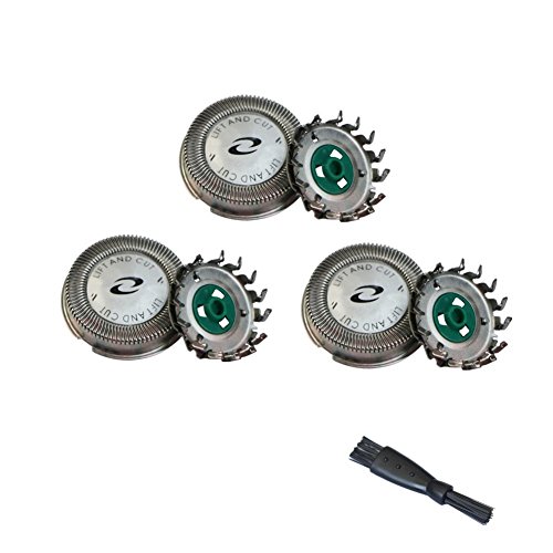 3 x dual precision têtes de rasoir rasage lame ...