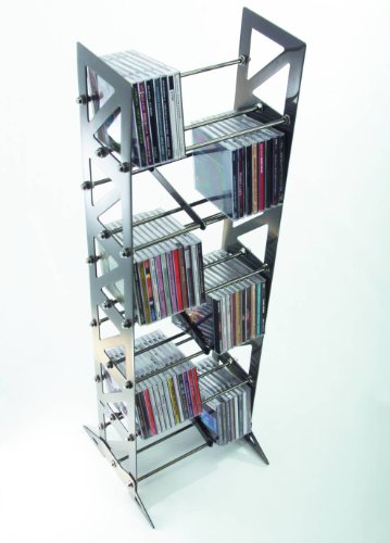 BOLTZ CD150 - Meuble Rangement CD - Acier finition Noir - 150 CD 8674563013603 Boltz