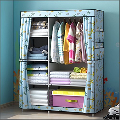acier garde-robe en tissu simple tissu pliant a...