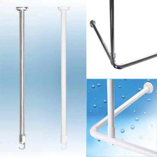 Chrome Extra Long 120 cm Support Plafond suppor...