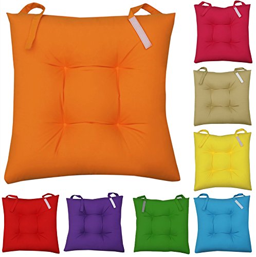 Beytug Galette de chaise Attaches Velcro