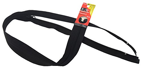 Ozelaplus 70 cm fermeture éclair dents en métal et système autobloquant, noir code EAN 8681003808354 