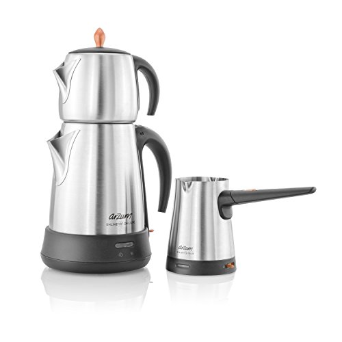 Arzum Ar3007 bouilloire bouilloire bouilloire moka set ehli keyif delux - 3 en 1 code EAN 8693184951583 