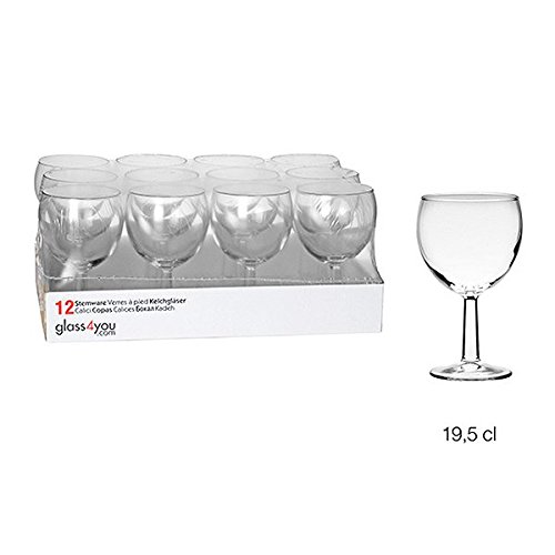 - verres à pied x 12 à vin ballon 19 ,5 cl prem...
