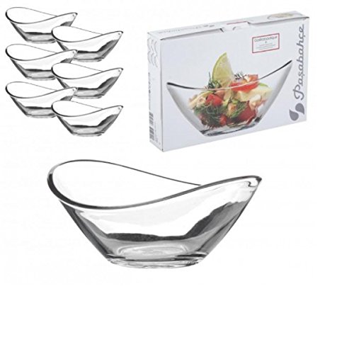 Coupelle Bateau en Verre 10 cl X6