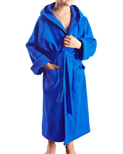 Arus Enfants peignoir, couleur : bleu roi, taille: 116 8699383763750 (8699383763750)