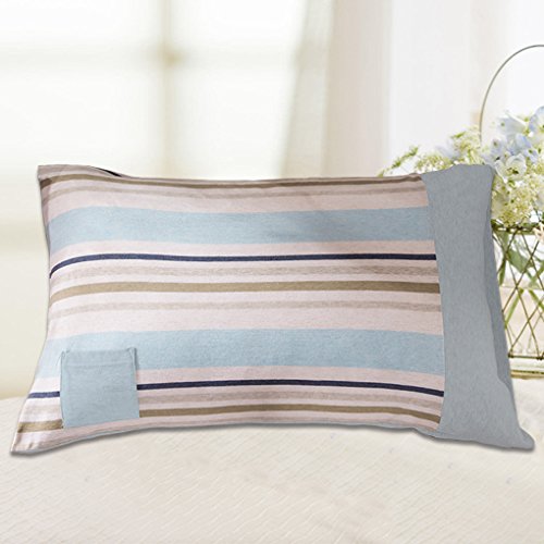 Larry satin de coton taie en coton taie