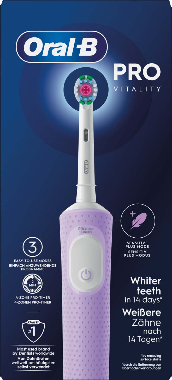  BROSSE A DENT ELECTRIQUE VITALITY PRO LILA ORAL-B code EAN 8700216126342 