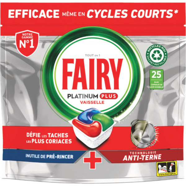 TABLETTES LAVE-VAISSELLE TOUT EN 1 PLATINUM PLU...