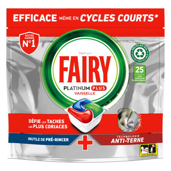  Tablette Lave-Vaisselle Platinum Plus Fairy code EAN 8700216253994 