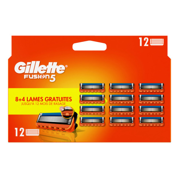  Lames Fusion 5 Gillette code EAN 8700216304498 