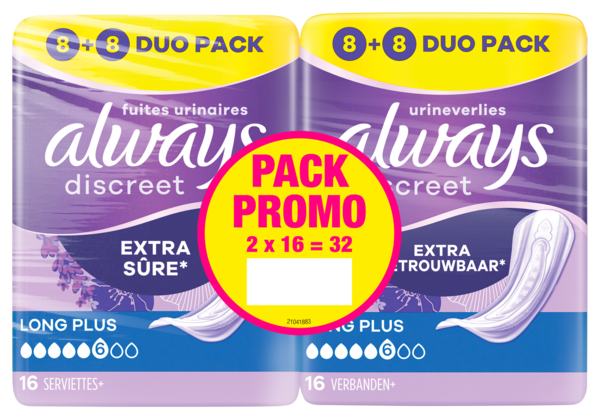 SERVIETTES POUR FUITES URINAIRES EXTRA SÛRE LON...