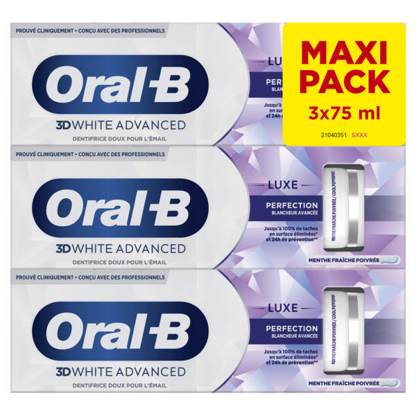 ORAL B Dentifrice "Maxi Pack" code EAN 8700216347839 