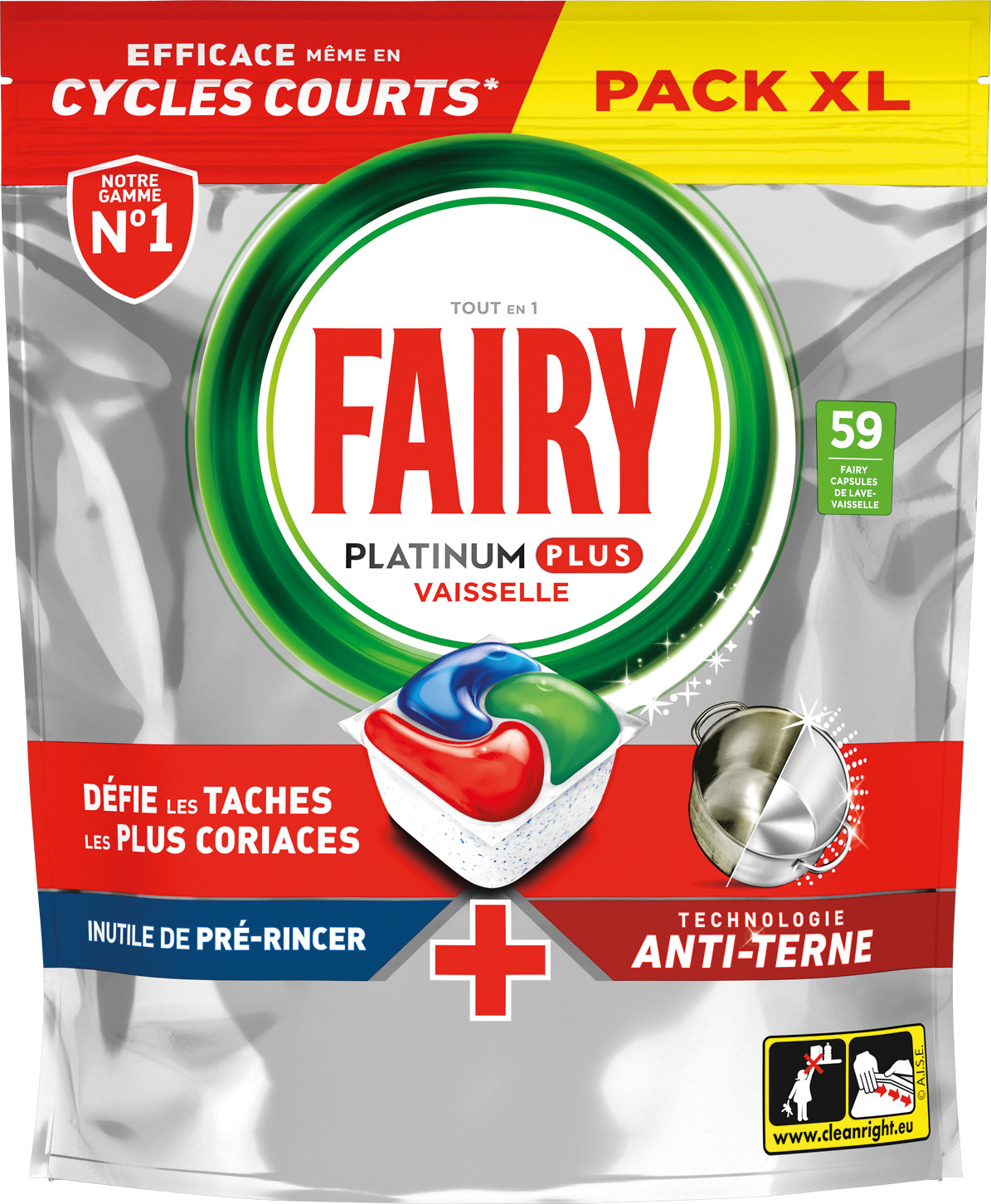  DETERGENT VAISSELLE MACHINE FAIRY code EAN 8700216508315 